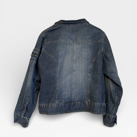 Chico's Blue Denim Jean Jacket - Picture 7 of 9